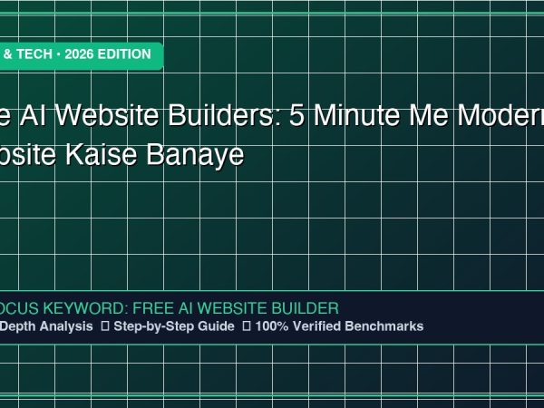 Free AI Website Builders: 5 Minute Me Modern Website Kaise Banaye - Comprehensive Technology Guide 2026